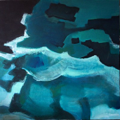 Acrylique sur panneau<br>Format:80x80<br>Année:2003