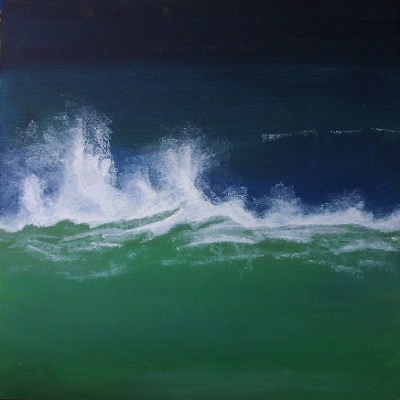 Acrylique sur panneau<br>Format:80x80<br>Année:2003