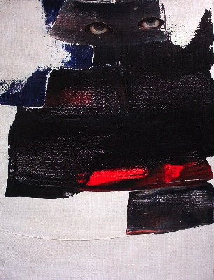 Regard 1<br>Huile sur toile<br>Format: 5F<br>Année: 2003