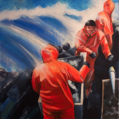 Marins<br>Acrylique sur toile<br>Format :<br>Année :