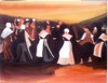 Danse de nuit<br>Acrylique sur toile<br>Format :<br>Année :
